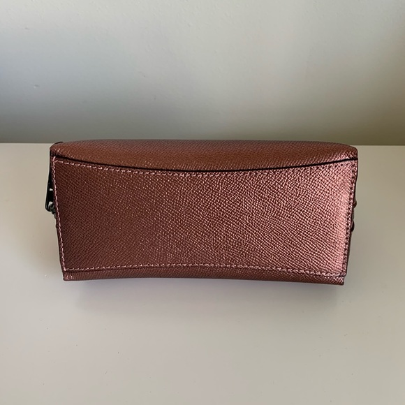 Coach Crossgain Leather Cosmetic Case - Picture 5 of 9